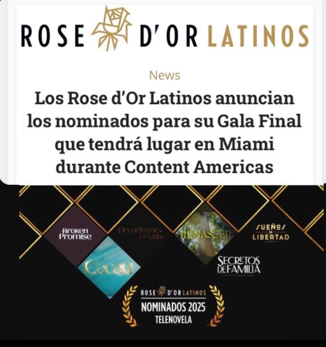 27Tasha27's tweet photo. Marta Belmonte and Alba Brunet should be there ! #mafin #Mafin #Rosedorawards #awards #rosedor #television #SueñosDeLibertad #sdl #DiagonalTV #atresplayer #RosedOrAwards #Rosedorlatinos #rosedorawards https://t.co/Q5FOVKZnvJ