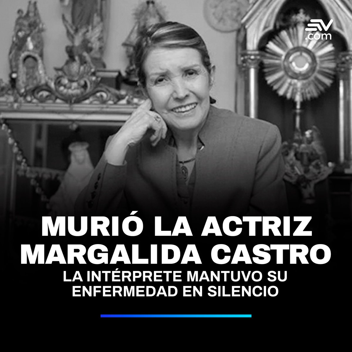 EcuavisaInforma's tweet photo. ▪️🗣️ "Se nos fue la señora actriz", dice una de las reacciones más destacadas al deceso de la popular y querida artista latinoamericana Margalida Castro. 📲 https://t.co/KB53MzcfyZ https://t.co/DxgeOvzHKO
