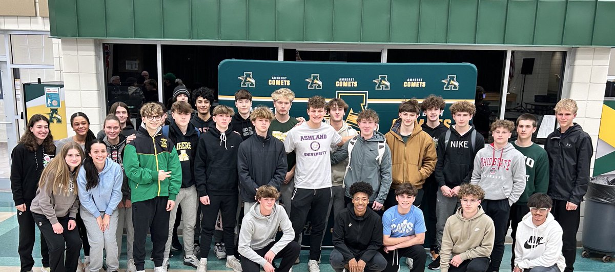 CometLongJump's tweet photo. Congratulations to Henry Cislo signing with Ashland University today for track &amp; field! ⚡️💜💛 @trackcomets https://t.co/qFzyH7IpTU