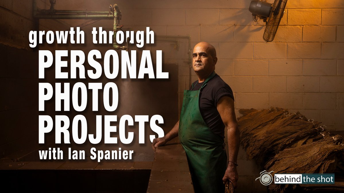 New Episode!
(Thanks for sharing)

Today I'm joined by <a href="/ianspanierphoto/">Ian Spanier</a> to chat about his new book, Cigars: A Biography, and to look at how personal projects  help you grow as a photographer.

Wherever you get podcasts, in audio only or video, and YouTube

behindtheshot.tv/2024/12/19/gro…