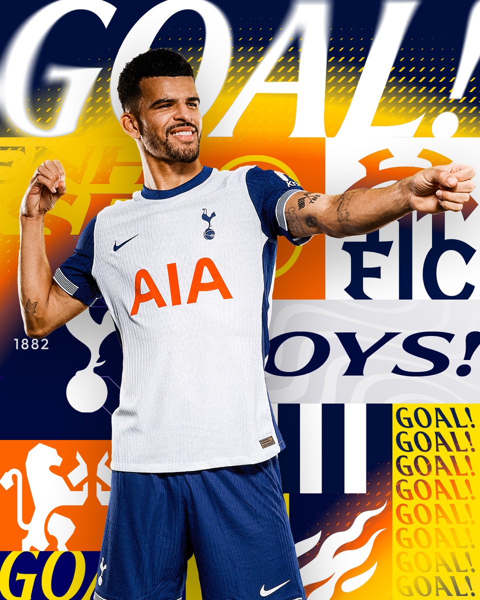 SpursOfficial's tweet photo. SOLANKE SCORES AGAIN!!! https://t.co/NF537JF0p3