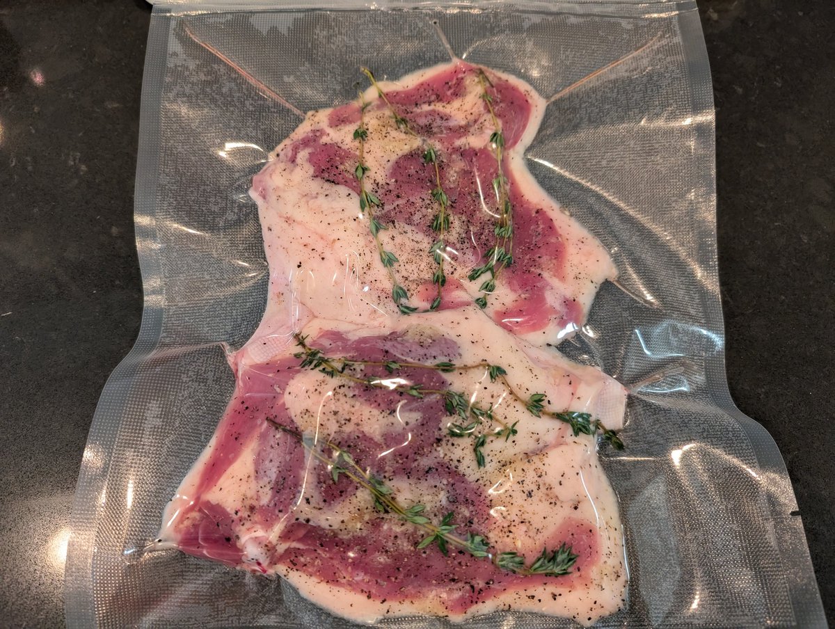 I will be the judge of sous vide duck confit! #confit