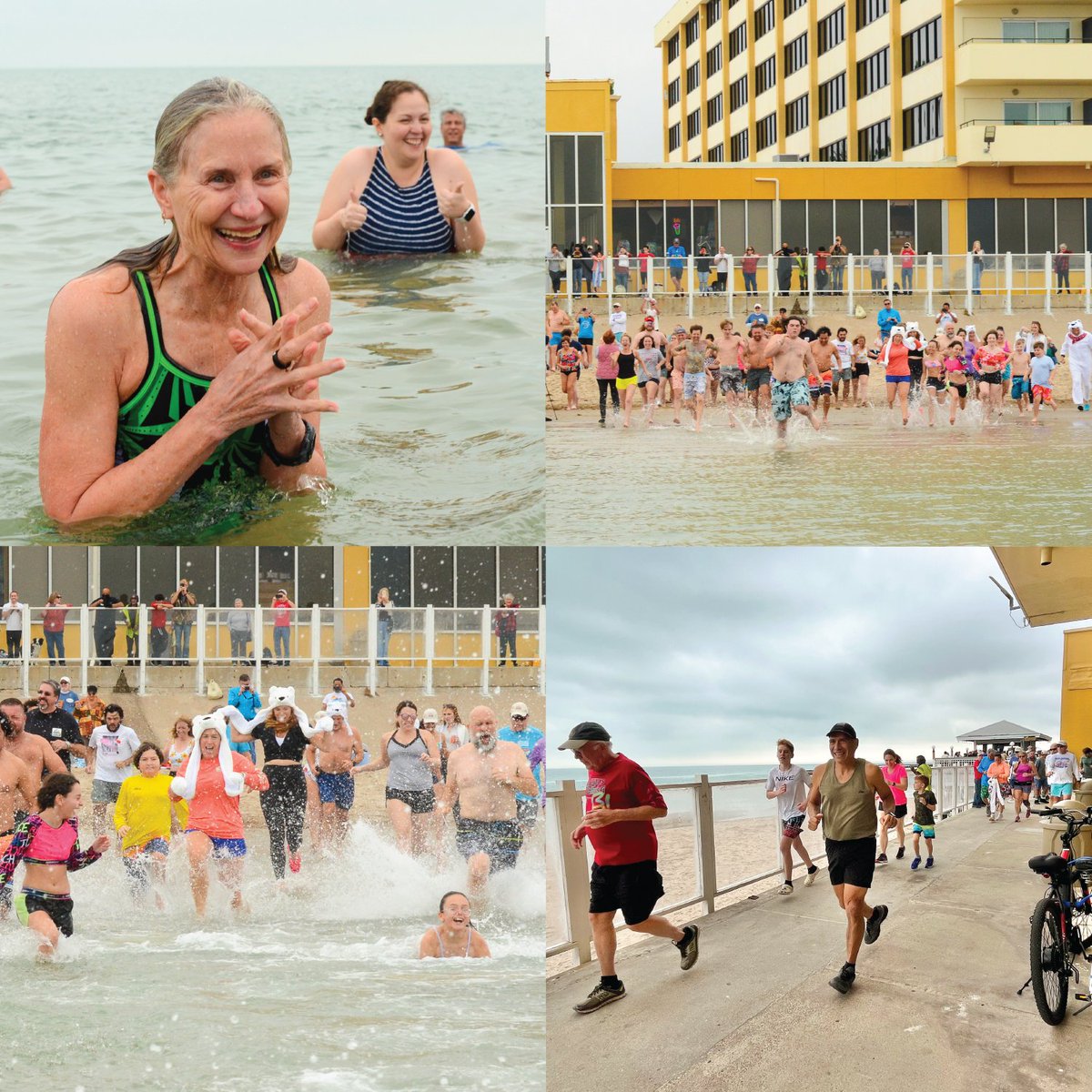 Ring in the new year with a Polar Plunge in the ocean! 

🐻‍❄️ Corpus Christi Polar Bear Plunge 
🗓 January 1, 2025 
📍 Emerald Beach Hotel 
🔗 More info here: bit.ly/49O8UJr

📷: IG @corpuschristi_polarbearplunge
#SeeCC #CorpusChristi #CCTX #GulfCoastCapital