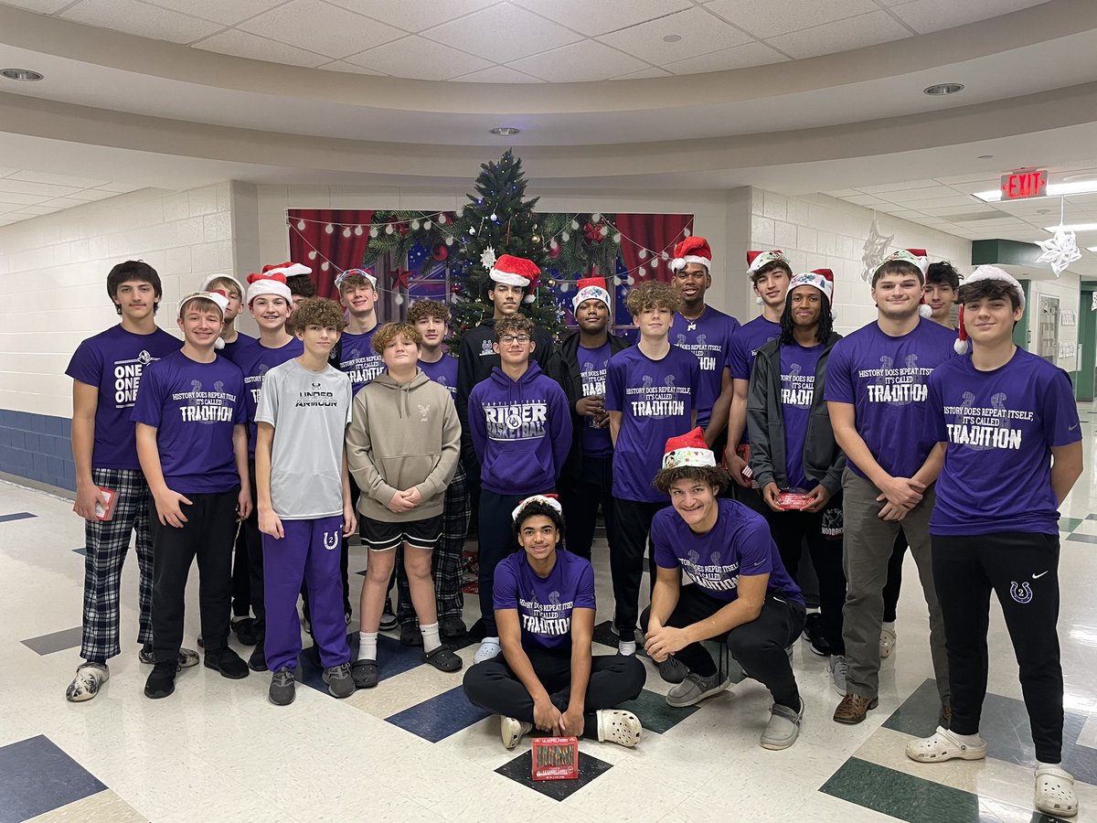 GREAT DAY visiting our elementary students and reading Christmas stories! #GoRiders