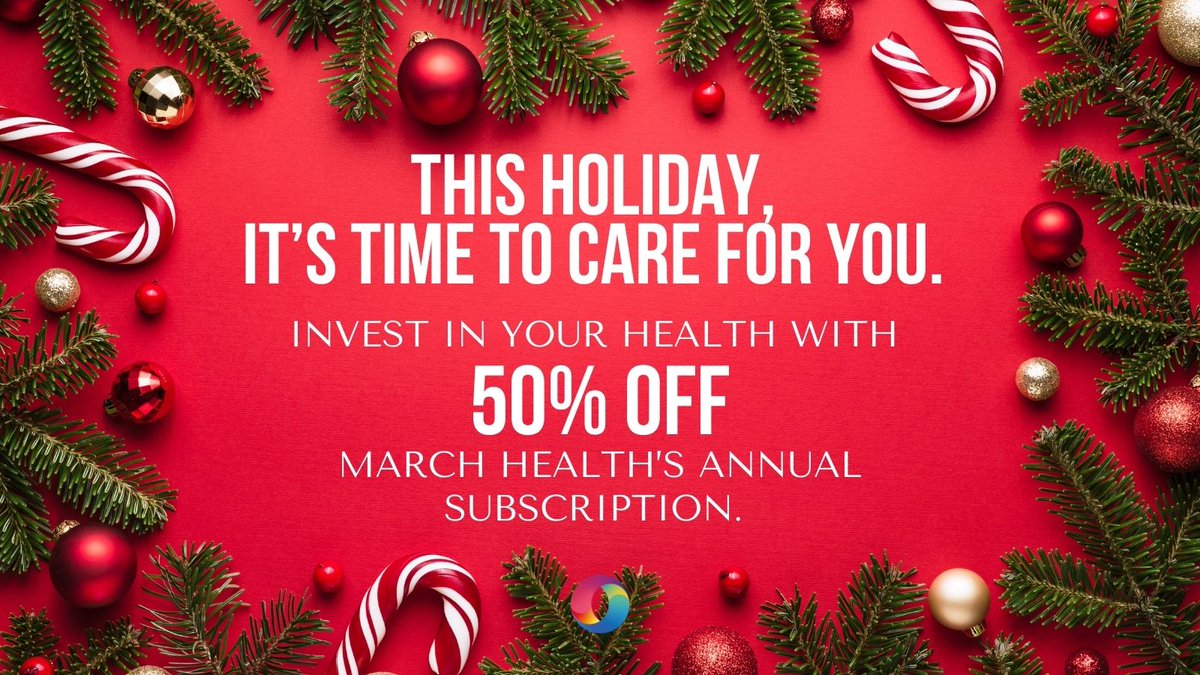 This holiday season, take a moment for YOU. 🌟 
Gift yourself the care and support you deserve with March Health – now 50% OFF for a limited time. 

Claim Your Gift of Health Now
👉march.health/campaigns/chri…

#MarchHealth #HealthIsTheBestGift #WomenHealth #HolidayWellness
