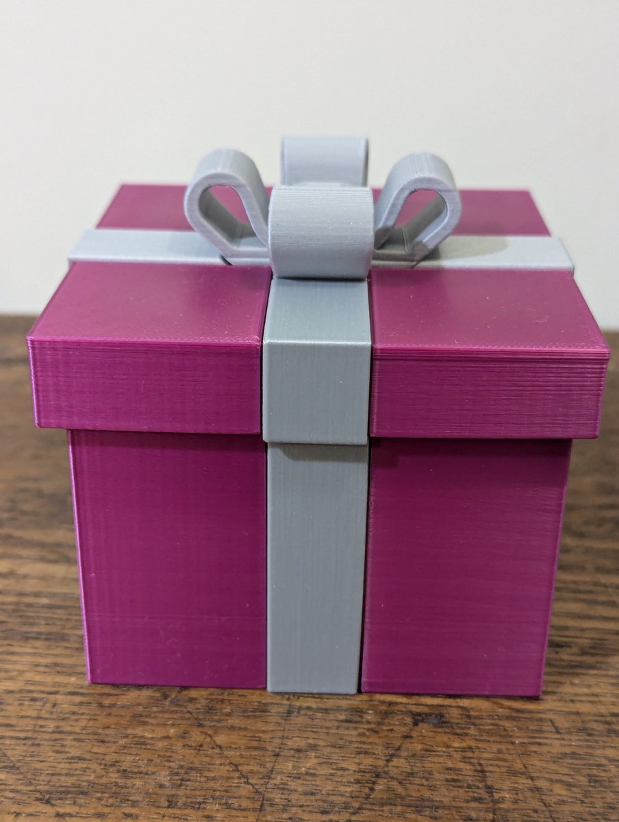 sliverbaer's tweet photo. Gift Boxes 18 and 19 by @dddpworld on @Thangs3D
Box 18:
@Polymaker_3D Silk Magenta and Starlight Silver
Box 19:
@PrintedSolid Elixir Nightshade and #Alien3D Dwarf Star
#3dprinting
Video
https://t.co/13d8pmFPH5
Models
https://t.co/51581zmQWF https://t.co/IxQjnEzXeW