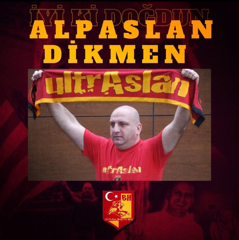 ultrAslan_BH's tweet photo. Ağabeyimiz Alpaslan Dikmen'i doğum gününde rahmet ve özlemle anıyoruz. 
20 Aralık 1965 - ∞ #AlpaslanDikmen https://t.co/UACypGUvLj