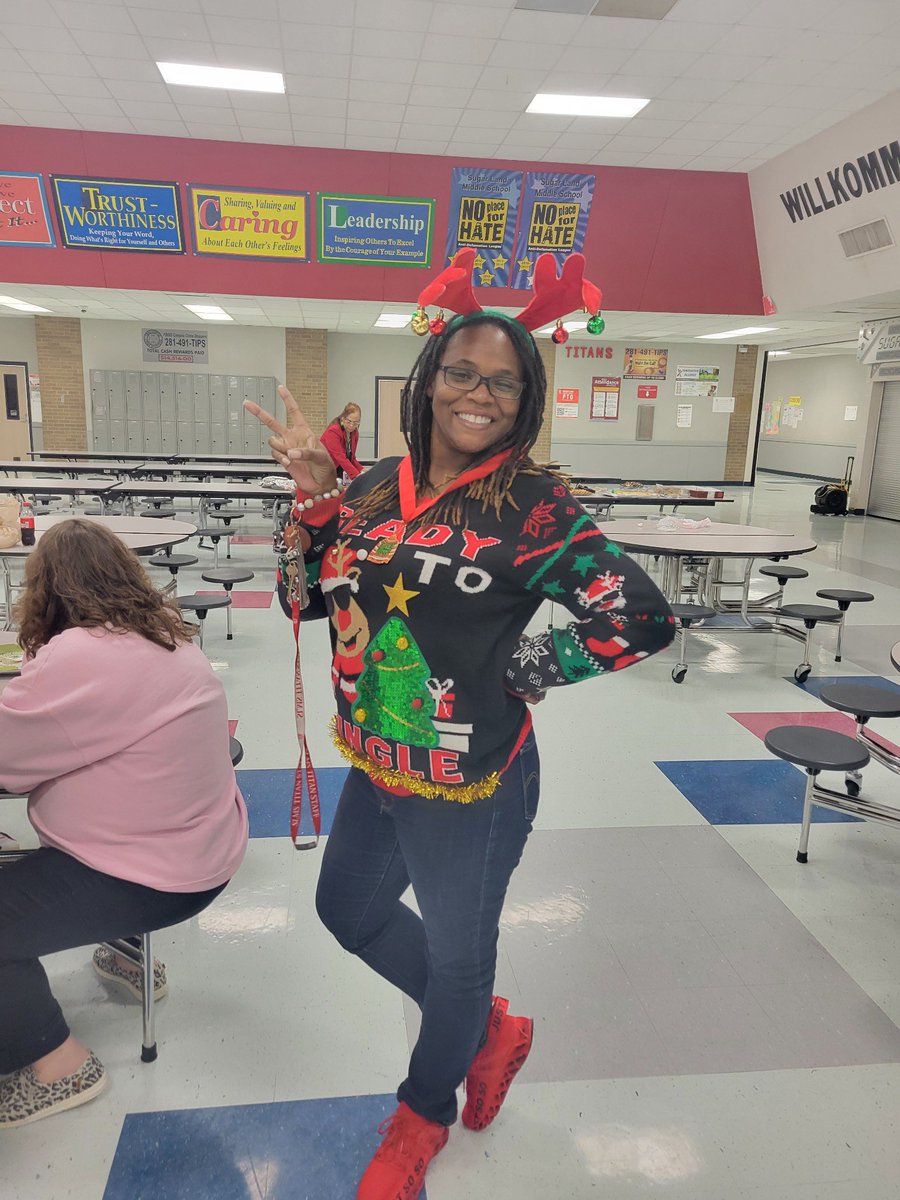 SLMS Counseling (@counselingslms) on Twitter photo Ugly sweater contest!!! Counseling office took 🥇and🥉!!!! Going to miss my <a href="/SLMSTitans/">Sugar Land MS</a> family!!! Ugly sweater contest!!! Counseling office took 🥇and🥉!!!! Going to miss my <a href="/SLMSTitans/">Sugar Land MS</a> family!!!