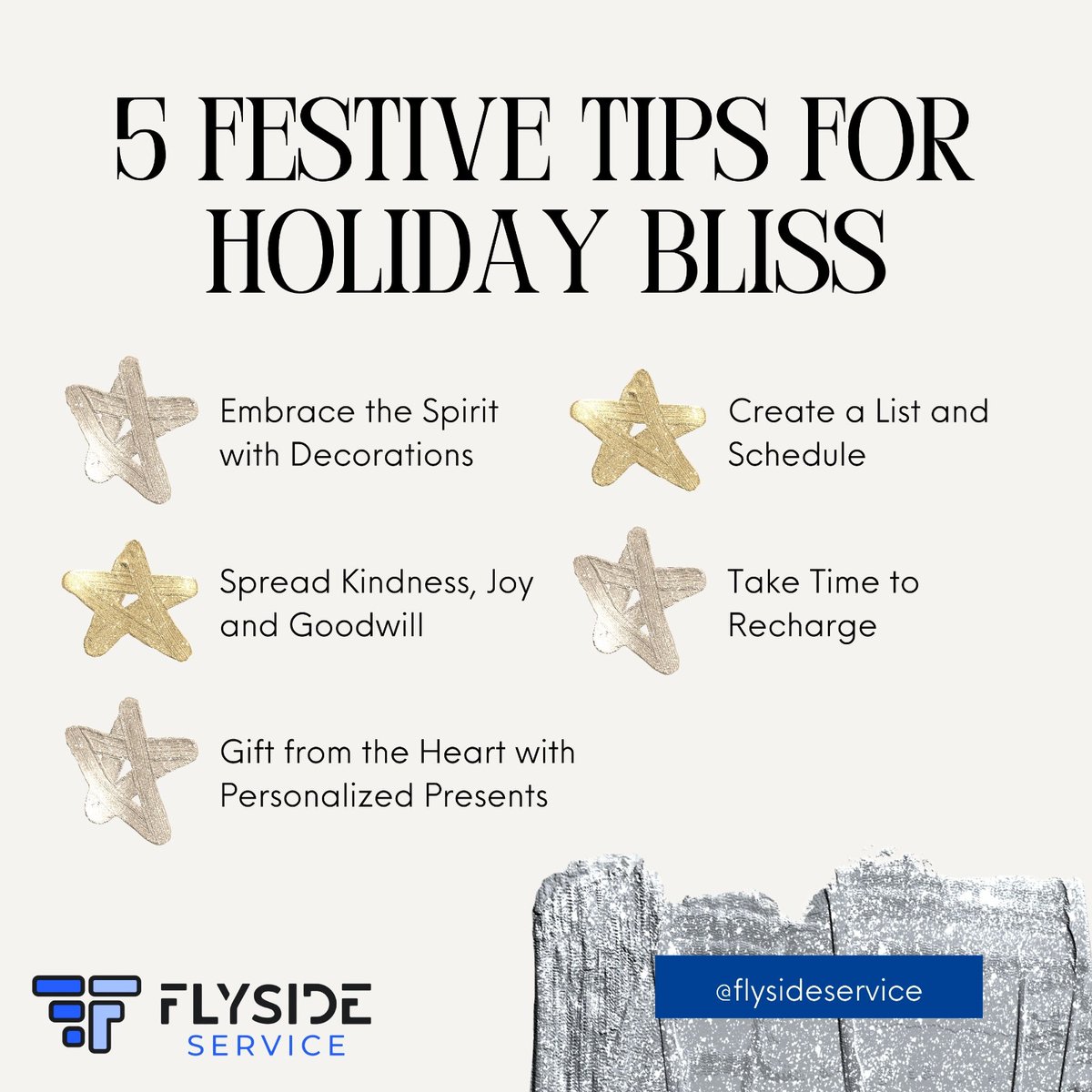 Discover 5 tips to keep your holidays blissful and bright. 🎅🌟