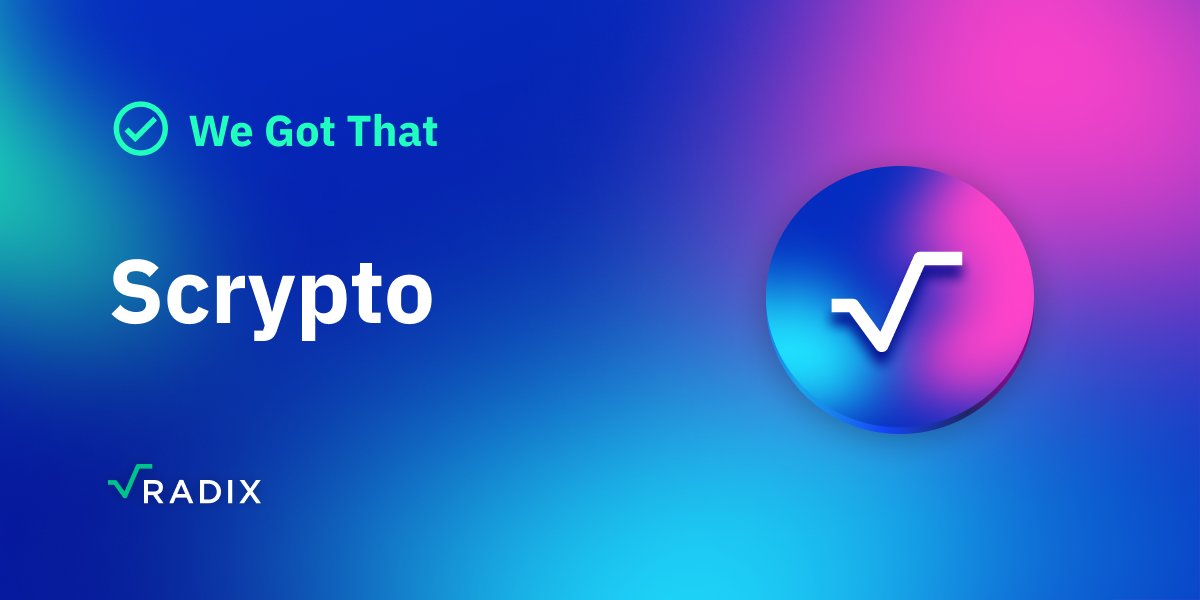 Radix - Radically Different DeFi tweet media