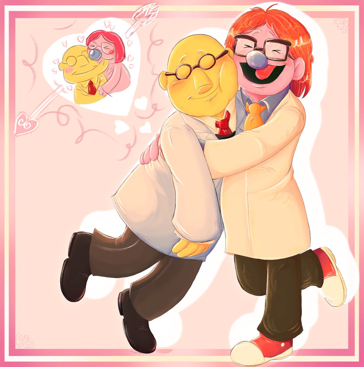 Sr_Mantecaaa's tweet image. It was a lot of fun doing this art trade!🎉🕺‼️ @beakiepoo 

#yumeship #muppetart #puppetverse