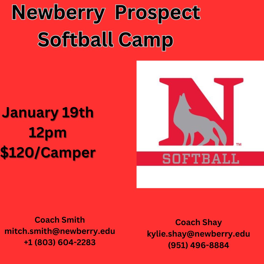 Newberry College SB tweet media