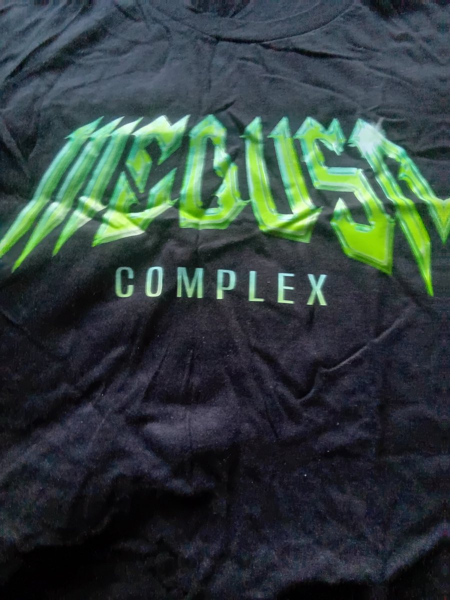 rammyrascal's tweet photo. My new #MedusaComplex t-shirt has arrived today!!!!! Hope I get to see @charlievanspro @MMckenzieWWE asap wearing it @slaybazza @ProWrestlingEVE https://t.co/7ZJ64rSgkv