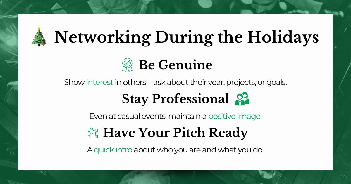 The holidays are the perfect time to build connections! 🤝 #CnestaGroup #Holidays #Networking