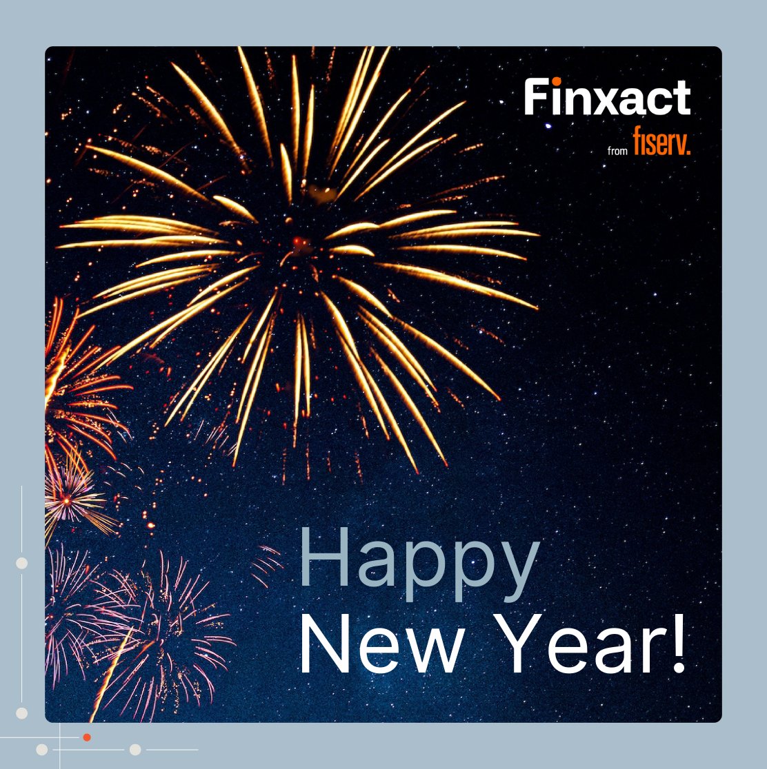 finxact's tweet photo. Happy New Year from #Finxact! As we welcome 2025, we look forward to another year of innovation and collaboration in banking, fintech, and embedded finance. #HappyNewYear https://t.co/WOtChK6NOH