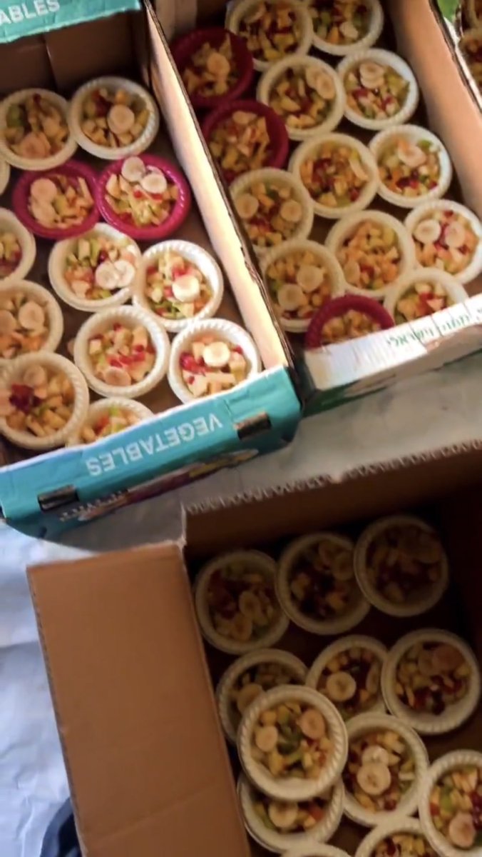 palestineasdiqa's tweet image. Please support Zinah’s Feed The Camp Initiative!! On her third day, she distributed fruit bowls to the camp!! This may seem simple to you, but it’s something Palestinians in Gaza have been deprived the luxury of. Fresh fruit..! Please give generously! 🩷🇵🇸 chuffed.org/project/zinahs…
