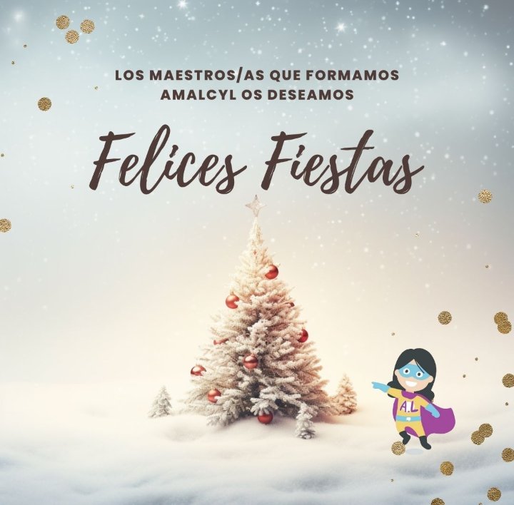 Tras un trimestre muy intenso de trabajo llegan las muy ansiadas y merecidas: vacaciones de navidad.
Gracias a todos/as por vuestro trabajo, vuestro apoyo y participación!!!
Ojalá el 2025 venga cargado de todo lo mejor.
Un abrazo grande a todos y todas!!!
Juntos somos + fuertes!!