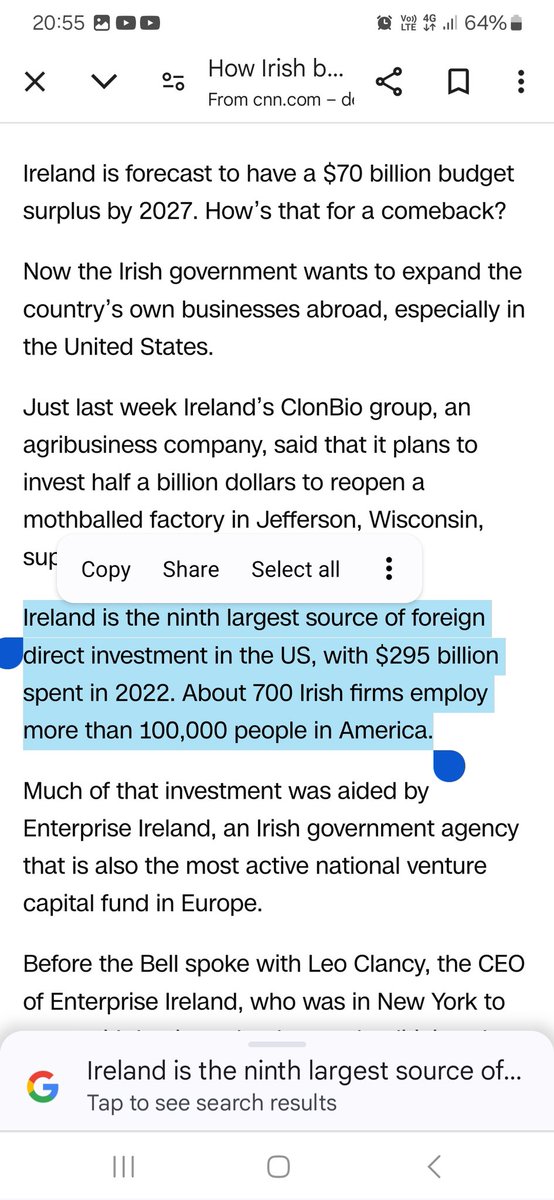 BTriagain's tweet photo. Why are Americans taking Israel's side over Ireland's, even Irish Americans?

We invested 295 billion in the US JUST in 2022. Israel invests around 24 billion.

We don't drag America into wars or damage her global geopolitical standing.

Is it seriously just AIPAC?

#MAGA #USA https://t.co/2n3n1GrC7i