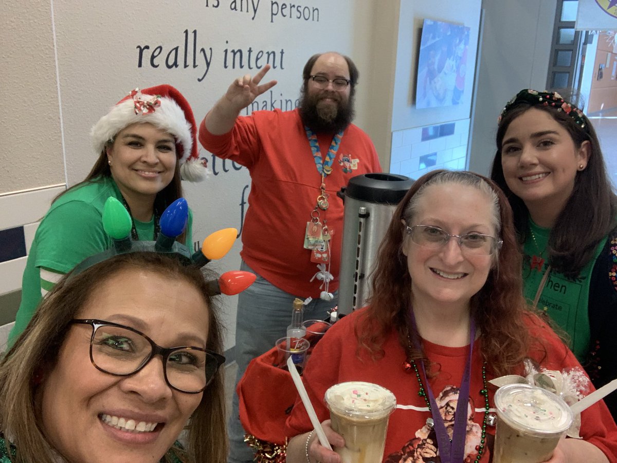 Thank you to our SPED for the wonderful treat. ☕️🍪 #happy holidays 🎄🤦🏽‍♀️