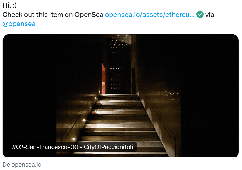 Sur Opensea,
Vue de nuit du Couvent Saint-François à Sainte-Lucie-de-Tallano
#paccionitoli #nft #corsica