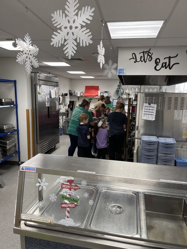 Christmas caroling and cookie decorating at OAK Street today.