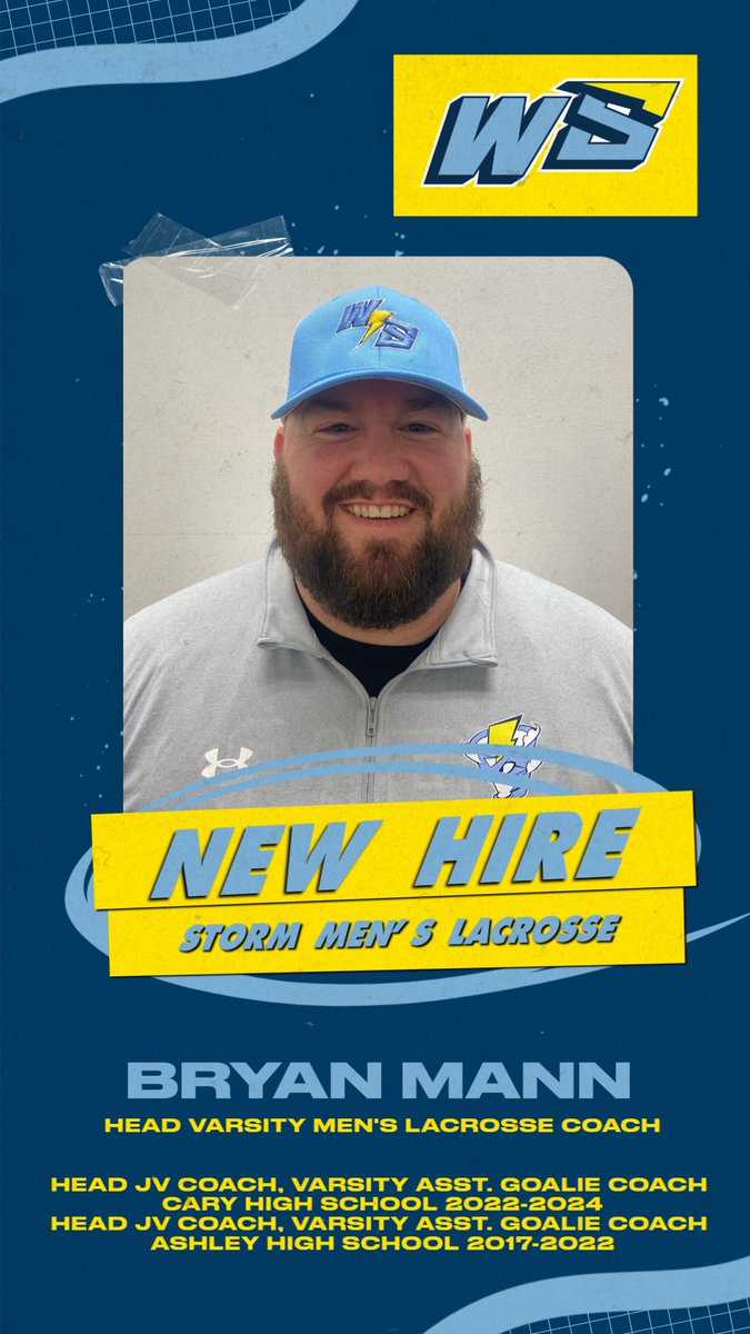 Willow Spring Storm (@ws_storm_sports) on Twitter photo Welcome to #TheSpring our new head varsity men's lacrosse coach Bryan Mann. There will be a meet & greet tonight at 6:00 pm in the cafeteria. Hope to see you there #GoStorm <a href="/WS_Storm_MLax/">Willow Spring Men's Lacrosse</a> Welcome to #TheSpring our new head varsity men's lacrosse coach Bryan Mann. There will be a meet & greet tonight at 6:00 pm in the cafeteria. Hope to see you there #GoStorm <a href="/WS_Storm_MLax/">Willow Spring Men's Lacrosse</a>