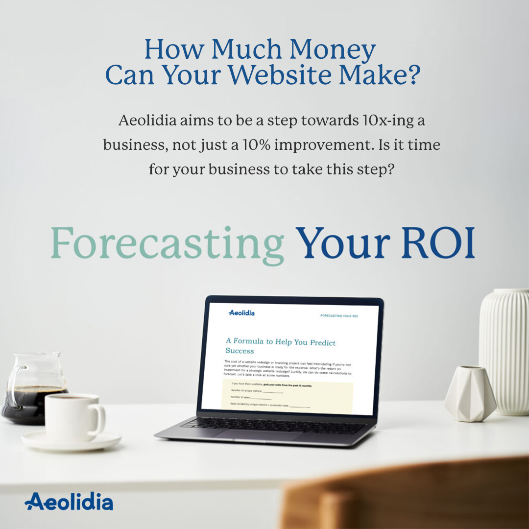 How Much Money Can Your Website Make? 

Are you wondering when the right time to invest in a website redesign is, and what results you can expect? 

aeolidia.com/resource/roi-f…

 #shopifydesigner #ecommerce #ecommercestore