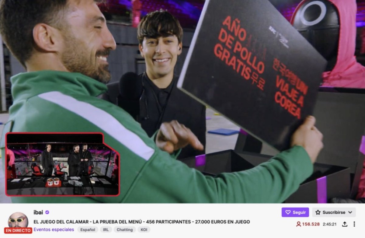 NetflixES's tweet photo. "Max ha ganado un año de pollo, un viaje a Corea y el Nobel de la Paz" #LaPruebaDelMenú @KFC_ES https://t.co/Rd5IYGSuYD