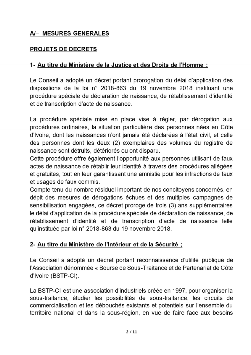 Porte-parolat GouvCI tweet media