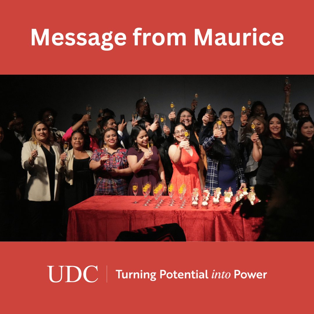 🎉 Exciting News! 🎉 The all-new Message from Maurice "Holiday Edition" is officially live! ✨ Click the link in bio to explore it now! 🎄🎁 #HolidayEdition #NewRelease #TurningPotentialIntoPower

udc.edu/2024/12/18/mes…