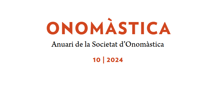 eug1979's tweet photo. e-Onomastics: #Celebrating a #Decade of #ONOMÀSTICA: the 10th Issue of the #Anuari de la #Societat d’#Onomàstica https://t.co/uDywFswlOX marks an important #milestone - a decade of contributions to the study of #names and naming practices. Special #edition reflects on the journey https://t.co/pZa1bdd4TX