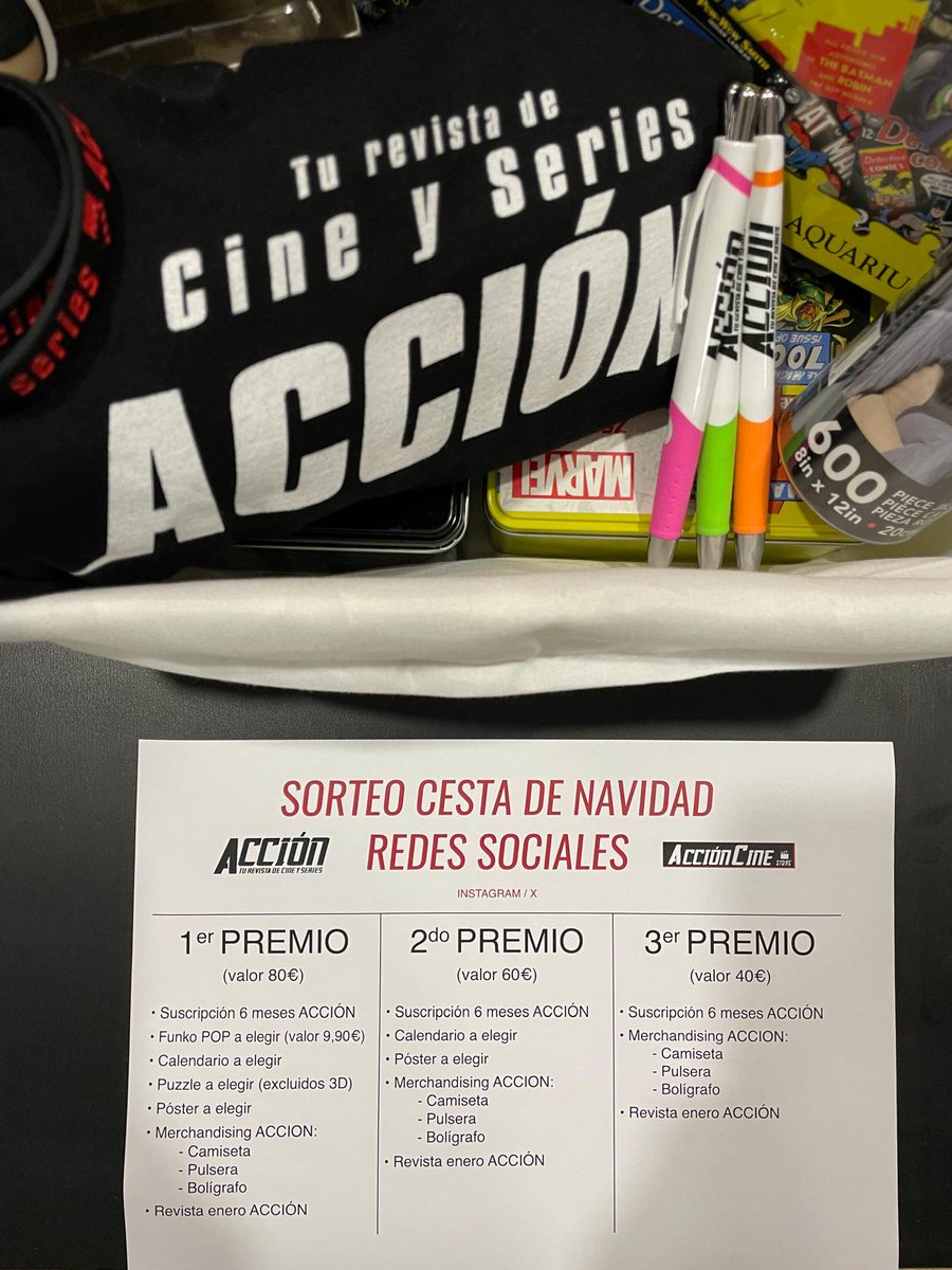 🎄🎁SORTEO CESTA DE NAVIDAD🎁🎄REDES SOCIALES (Instagram / X)

¿Qué tal estáis familia cinéfila? 
Este año, y con motivo de la apertura de nuestra nueva tienda física (en Alcorcón), hemos decidido realizar dos sorteos de una cesta de navidad. Este es el post del sorteo a través