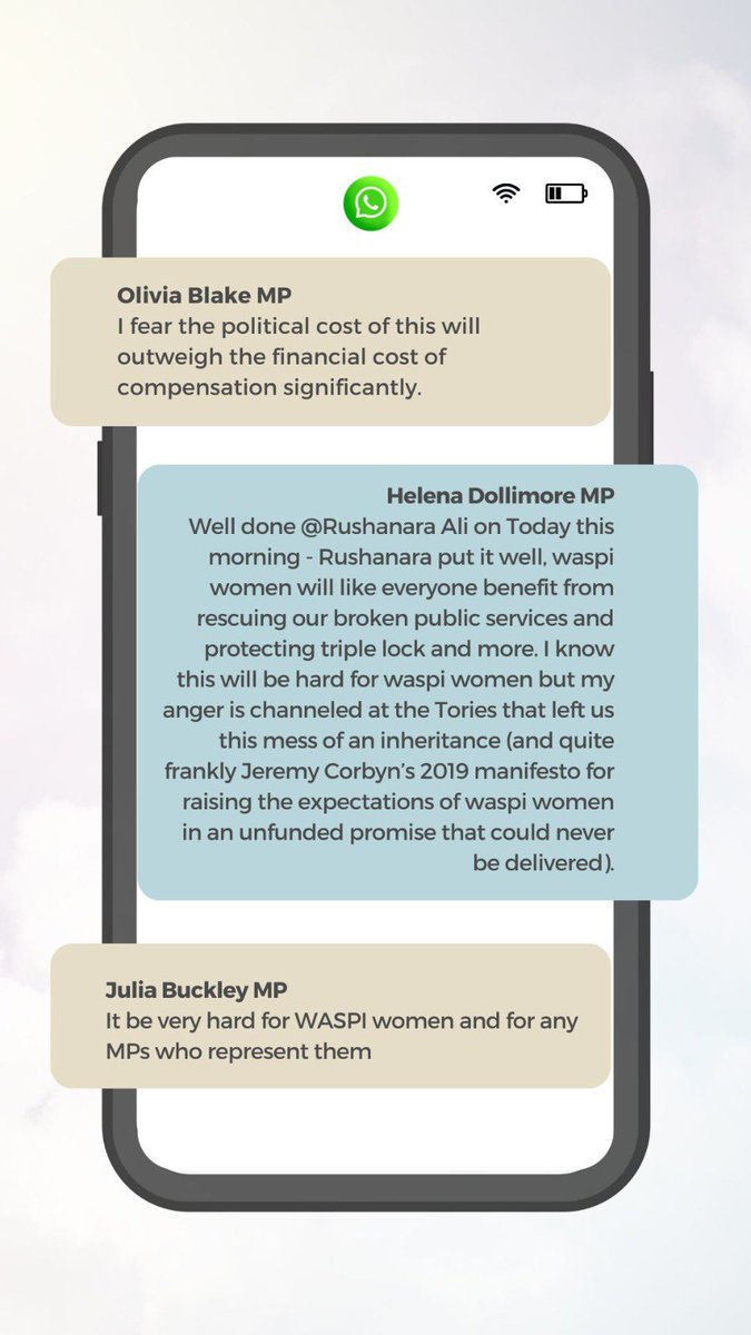 breeallegretti's tweet photo. Exc: Labour MPs confront Liz Kendall over WASPI devision in leaked WhatsApp messages.

They voice “shock”, suggest No 10 has failed to learn lessons from pensioners’ winter fuel cut, and seek legal advice the decision was based on.

“My integrity is worth more than this,” says one.

The scale of private anger is far greater than what we saw in the Commons this week:

https://t.co/tkbwB4w0ms