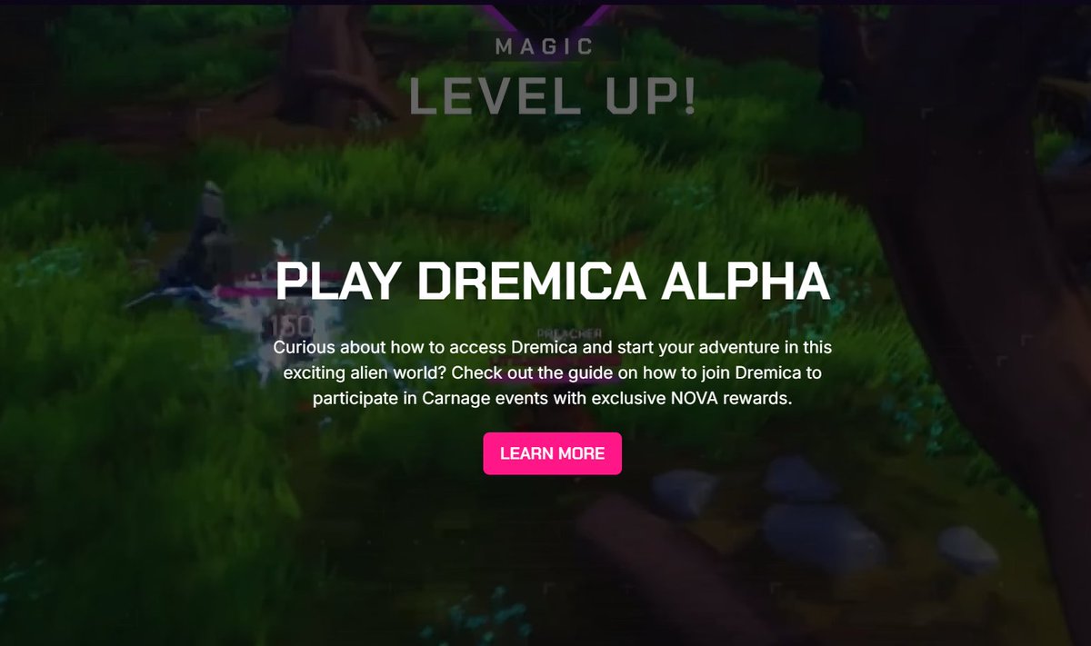 🚨Dremica is making waves!
 
✅Early Access Alpha is live, Fight and level up your skills for two hours every two weeks.
 
✅Lending System

✅💰 Currently every Carnage on Dremica is awarded +$2000 in prizes 💰