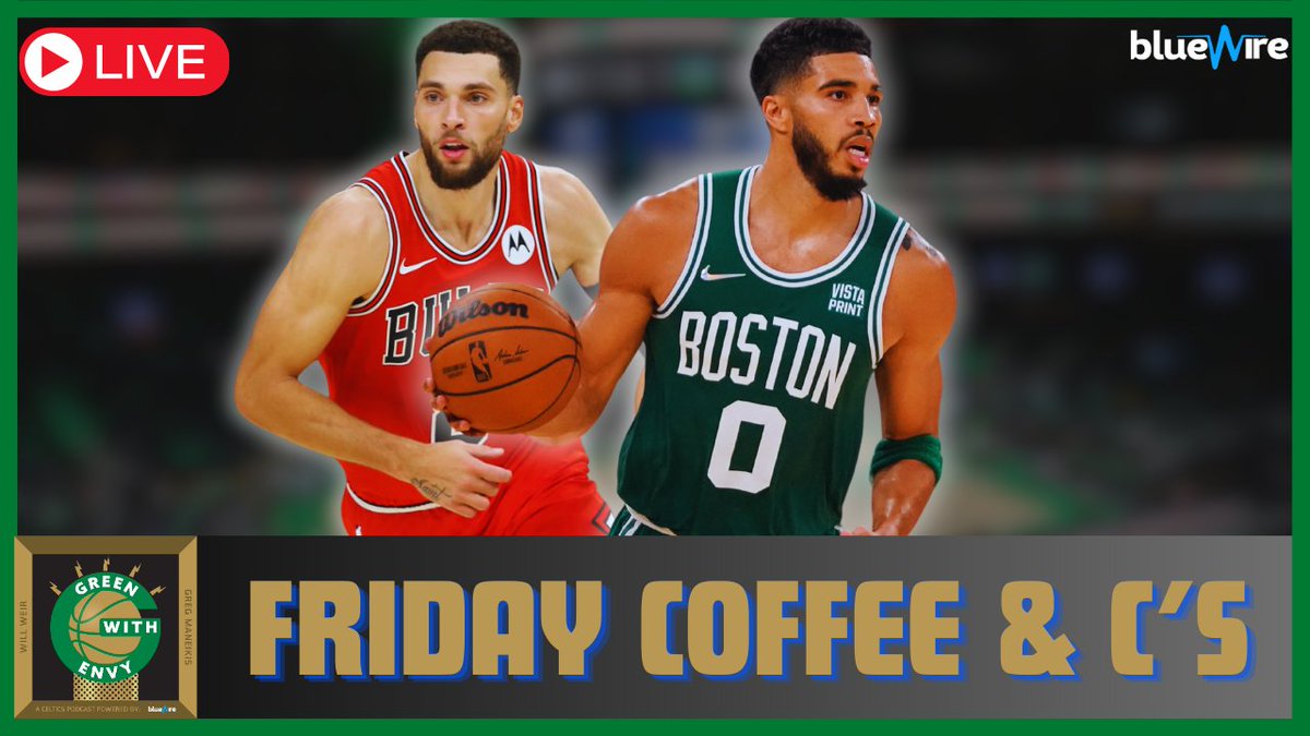 C's are back in action tonight!

TOMORROW: Join us LIVE for Coffee☕️ &amp; C's☘️! 

9 am et/8 am ct

- Celtics/Bulls Recap
- Trade Rumors
- NBA Cup Year 2 in the books
- PLUS your questions!

📺 youtube.com/live/mZWiqAn0y…