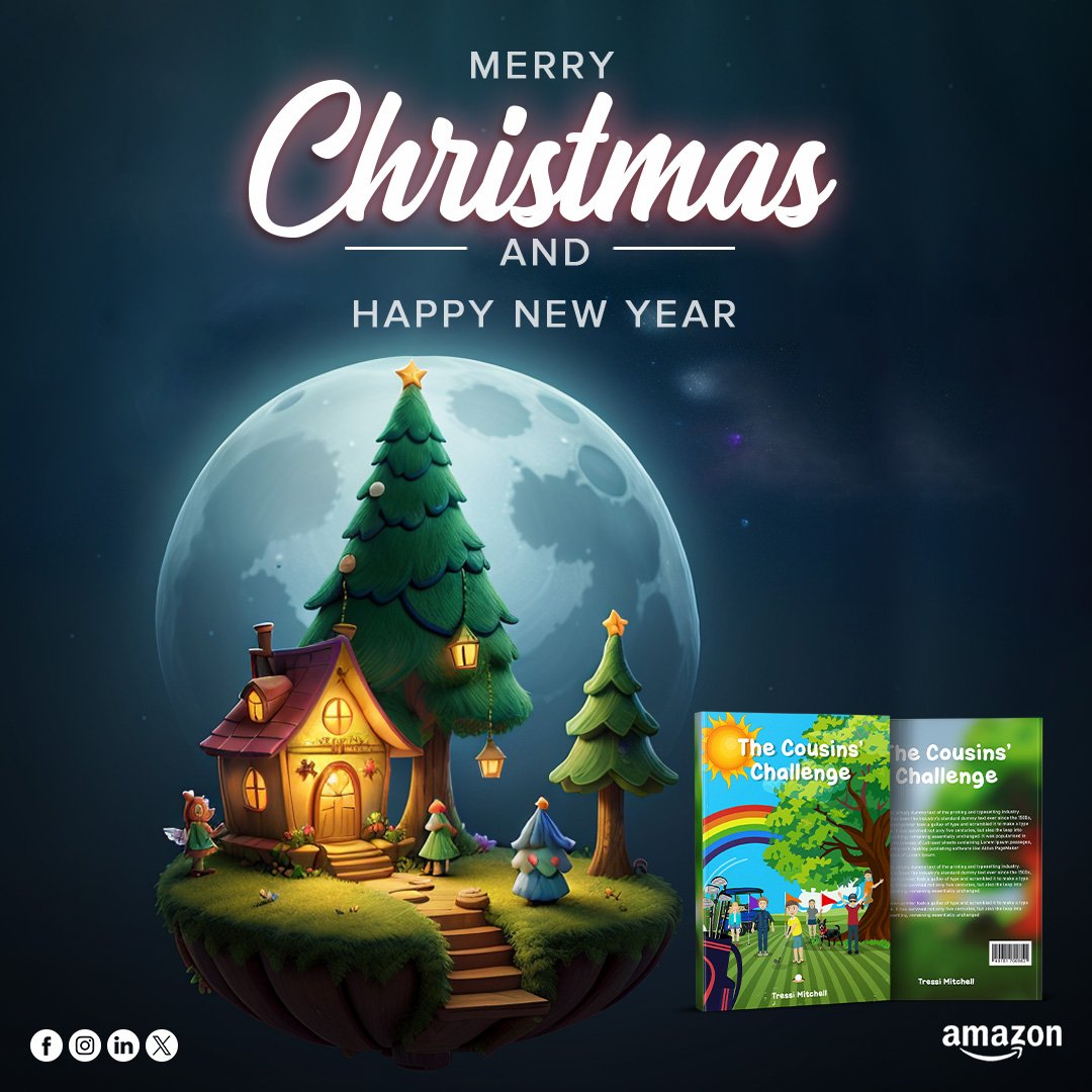May your Christmas be merry and your New Year sparkle with endless joy and possibilities.

""The Cousins’ Challenge: Overcoming Obstacles Together"" by Tressi Mitchell is now available on Amazon!

Shop Now: a.co/d/ctfYFQc

#FarmyardAdventure #TreasureHuntFun