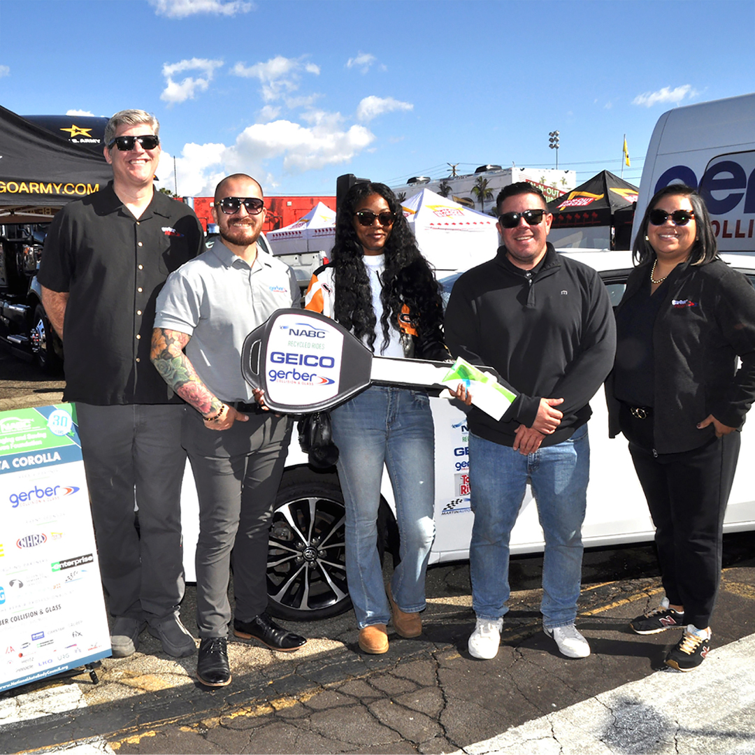 At the recent NHRA Nationals, we had the privilege of donating a vehicle to Damielle Reynolds, a U.S. Army veteran and single mother, through our partnership with the <a href="/NABCGivesBack/">NABCGivesBack</a> Recycled Rides program. This vehicle will ease her financial burdens, support her independence and