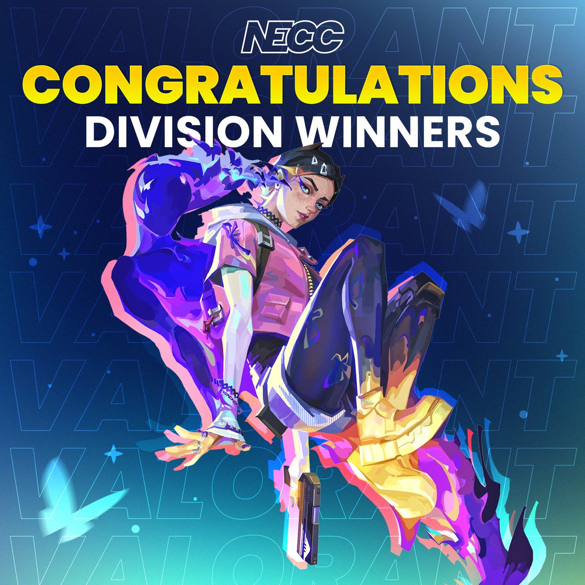 NECC (@neccgames) on Twitter photo π NECC 2024 Fall Valorant Champions π
Division 1: <a href="/WinthropEsports/">Winthrop Esports</a>
Division 2 Crossroads: <a href="/CUeSports21/">Cumberland University Esports</a>
Division 2 East: <a href="/BakerEsports/">Baker College Esports</a>
Division 3 Central: <a href="/MizzouEsports/">Mizzou Esports</a>
Division 3 East: <a href="/TiffinUEsports/">TiffinU Esports</a>
Division 3 Mideast: <a href="/WinthropEsports/">Winthrop Esports</a>
Division 3 Pacific: π NECC 2024 Fall Valorant Champions π
Division 1: <a href="/WinthropEsports/">Winthrop Esports</a>
Division 2 Crossroads: <a href="/CUeSports21/">Cumberland University Esports</a>
Division 2 East: <a href="/BakerEsports/">Baker College Esports</a>
Division 3 Central: <a href="/MizzouEsports/">Mizzou Esports</a>
Division 3 East: <a href="/TiffinUEsports/">TiffinU Esports</a>
Division 3 Mideast: <a href="/WinthropEsports/">Winthrop Esports</a>
Division 3 Pacific: