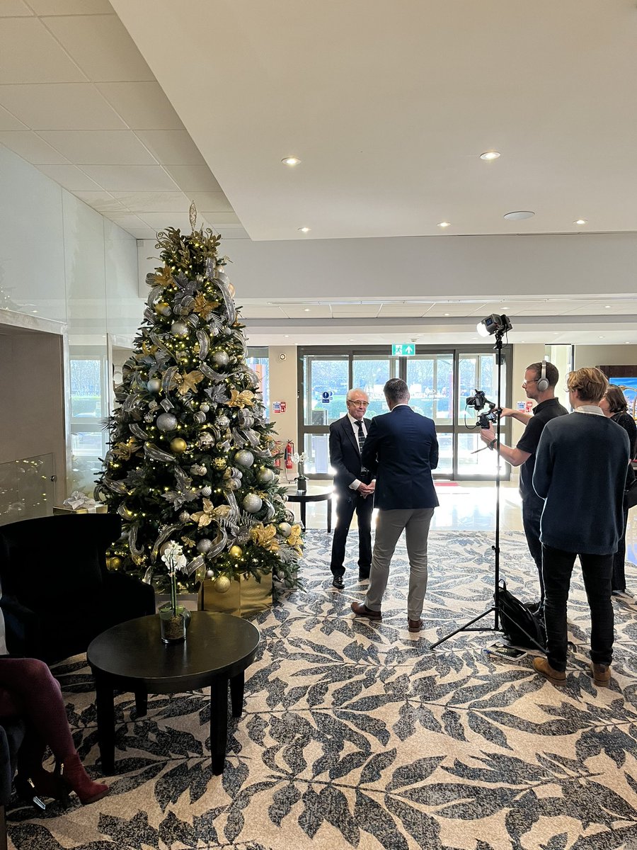 MikeFoy4's tweet photo. Had the most surreal afternoon. Went to see my youngest singing carols and ended up singing them with Tony Christie!✊ It was all for charity! Apparently, it’s on the  National news!😳 https://t.co/6Jw181C6oi