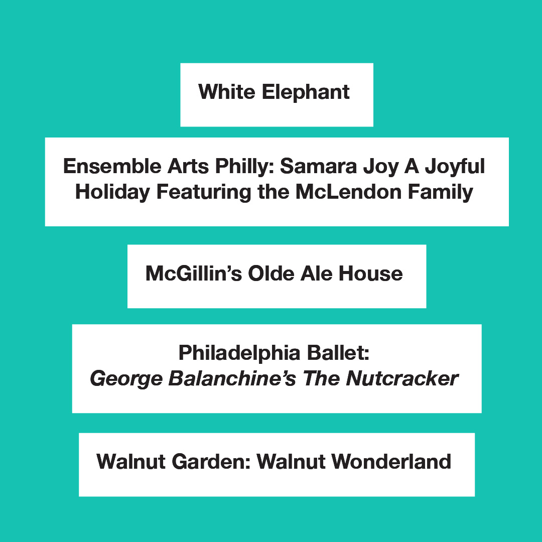 ccdphila's tweet photo. Get in the spirit of the holiday season and catch the holiday lights, theater performances and pop-up experiences that are perfect for friends and family! #ExperienceCCD
Visit our website for more Center City happenings: https://t.co/JDHFgQ09mt https://t.co/3yNUTB44OC