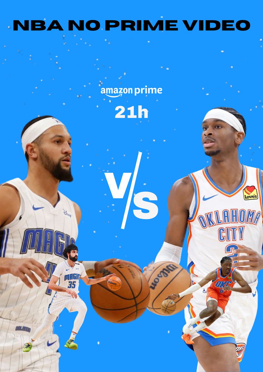 NBAdoPovo's tweet photo. HOJE TEM

NBA NO PRIME VIDEO

Orlando Magic X Oklahoma City Thunder 

O primeiro jogo do Thunder após o fim da Copa

21h no horário de Brasília 

Transmissão do Prime Video

https://t.co/fLkBgBX9MF

#NBAnoModoPrime https://t.co/oYBmizbpdF