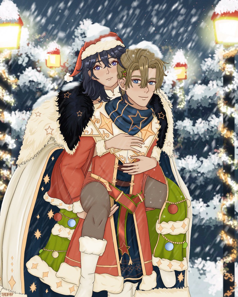 Dimitri celebrating his birthday with his beloved 💙💚 🎉

#dimileth 
#20241220ディミレス24h
#ディミレス版殿下誕生祭2024