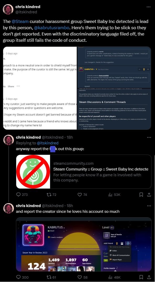 <a href="/gamedevdotcom/">Game Developer</a> Actually, they are the ones who started a harassment campaign against me.