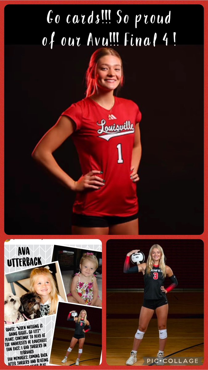 Let's go <a href="/AvaUtterback/">ava utterback</a>! Our Avu is in the final 4! Let's go Cards!