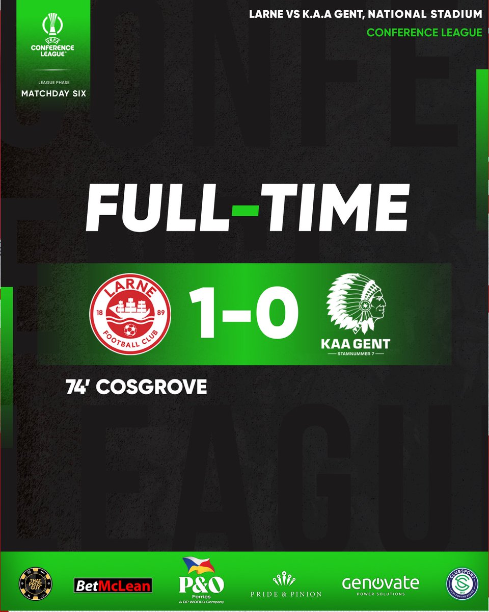 larnefc's tweet image. WHAT A NIGHT! AN HISTORIC WIN IN THE LEAGUE PHASE! 🔴🌍

#IWasThere #ForTheTown