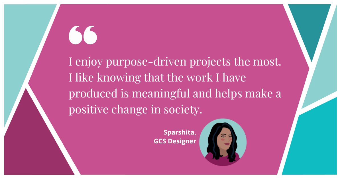 GlassrothCreate's tweet photo. #TeamMemberSpotlight: Clients who've benefitted from Sparshita's design expertise know how lucky GCS is to have her on board! Her passion for purpose-driven projects is obvious. Thanks, Sparshita, for being a valued member of our team!
#Marketing #Communications #GraphicDesign https://t.co/WMWLl3ODms