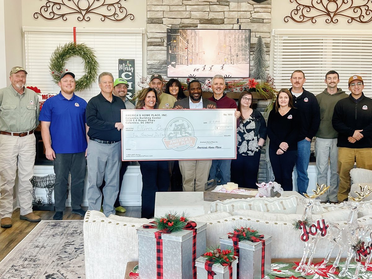 🌟 Exciting News! 🌟 America’s Home Place has donated $10,000 to support our mission! Oliver Gospel &amp; Toby’s Place each received $5,000 to empower those in need. Thank you for partnering with us! 💙🏡 #Gratitude #CommunitySupport #MakingADifference