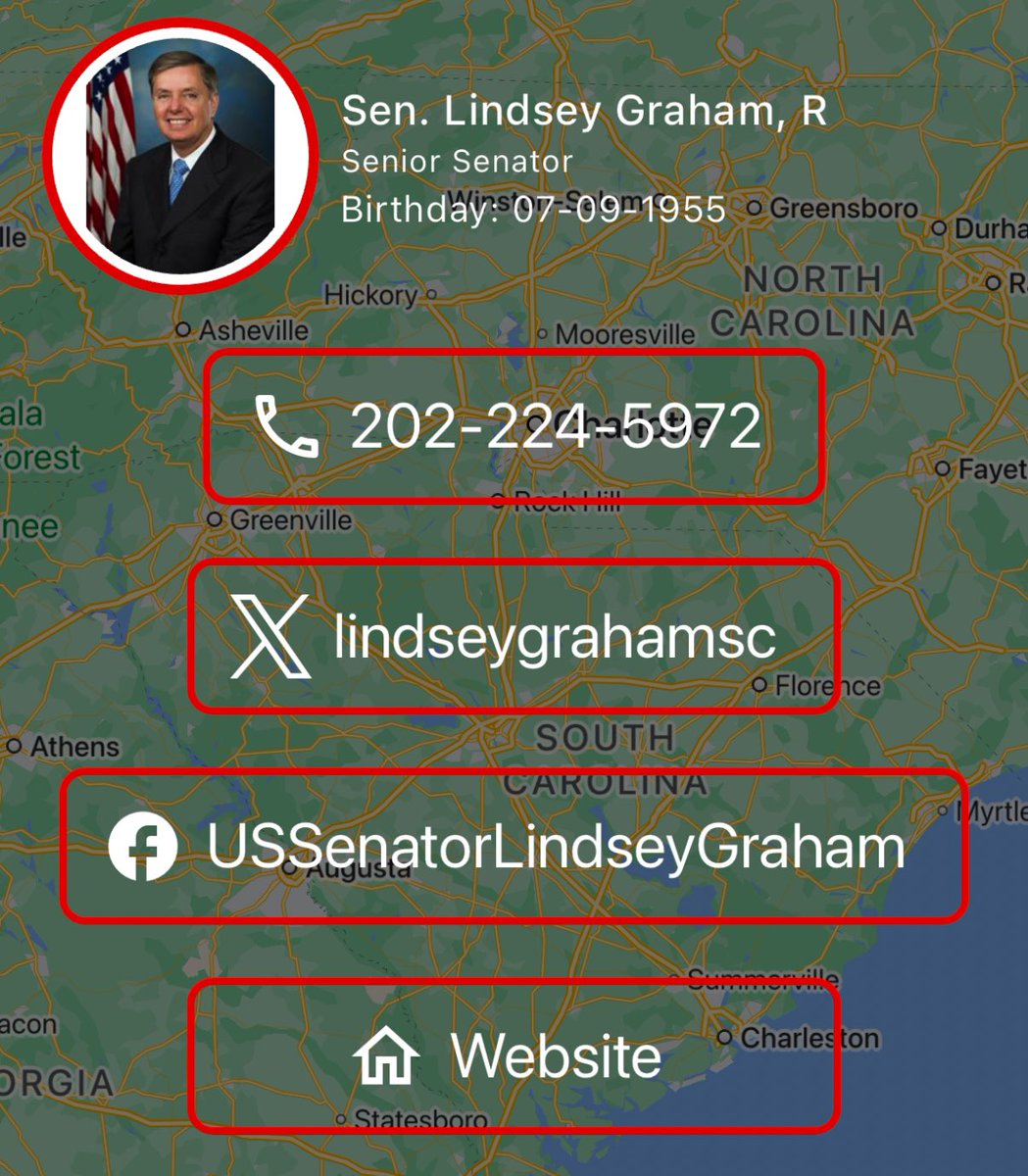 Thomas D Murphy US Senate candidate, SC (R) (@tommurphy8485) on Twitter photo Every single time one of President Trump’s picks has come up, <a href="/LindseyGrahamSC/">Lindsey Graham</a> has been a source of interference. It's long past time for this RINO to be voted out of office. Graham, confirm every Trump nomination!
Let's address this RINO, MAGA! Every single time one of President Trump’s picks has come up, <a href="/LindseyGrahamSC/">Lindsey Graham</a> has been a source of interference. It's long past time for this RINO to be voted out of office. Graham, confirm every Trump nomination!
Let's address this RINO, MAGA!