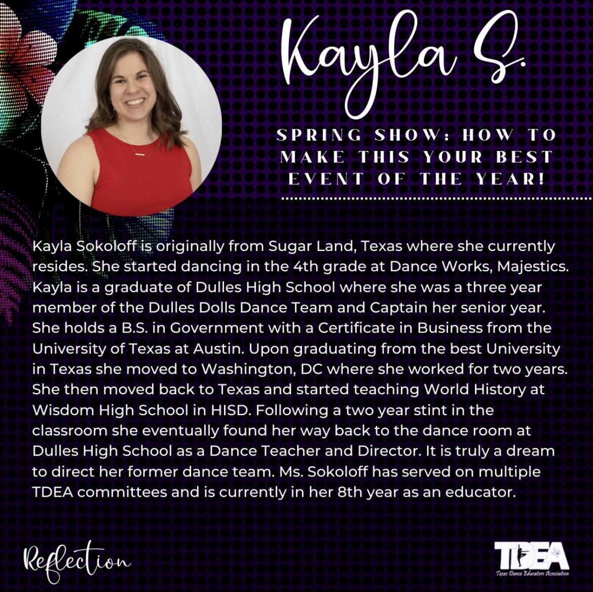 Honored and excited to be presenting again this year at the Texas Dance Educators Annual Convention 🩷✨🪩