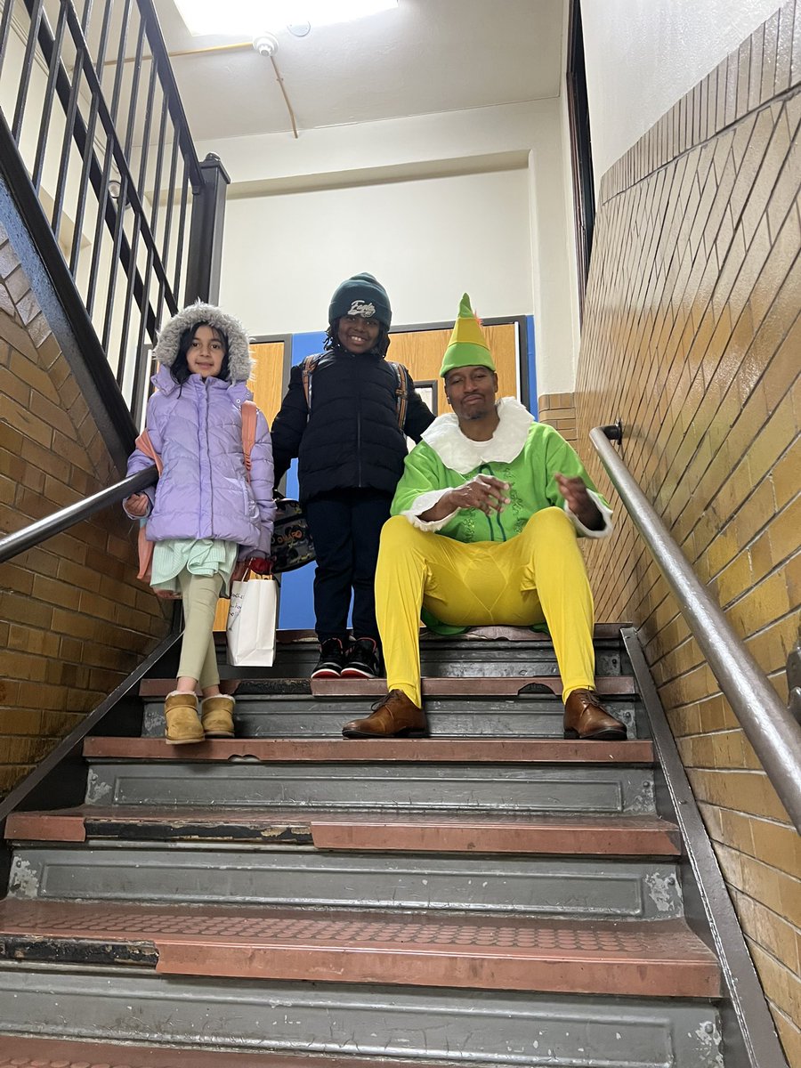 Larry the elf has been spotted <a href="/Htsd_Klockner/">HTSD_Klockner School</a> all week long. Despite our our striking similarities Larry is indeed my cousin from down the street and around the corner of the North Pole. Happy Holidays. <a href="/KlocknerPTA/">Klockner School PTA</a> <a href="/WeAreHTSD/">WeAreHTSD</a>